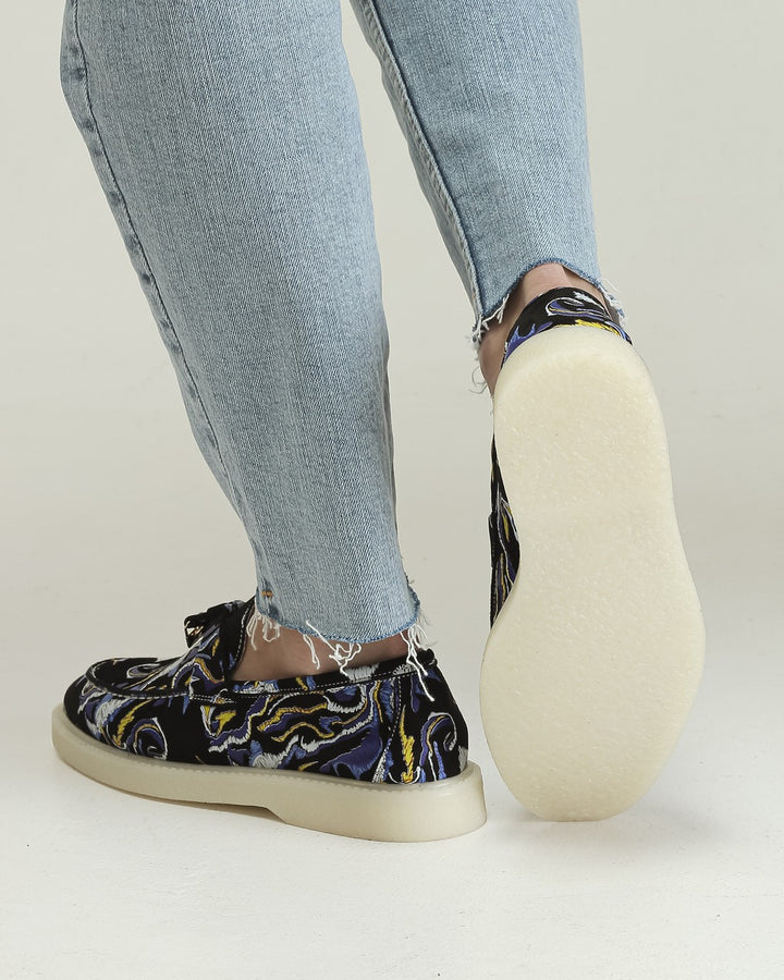 Krula Loafers Abstract Dark Pattern