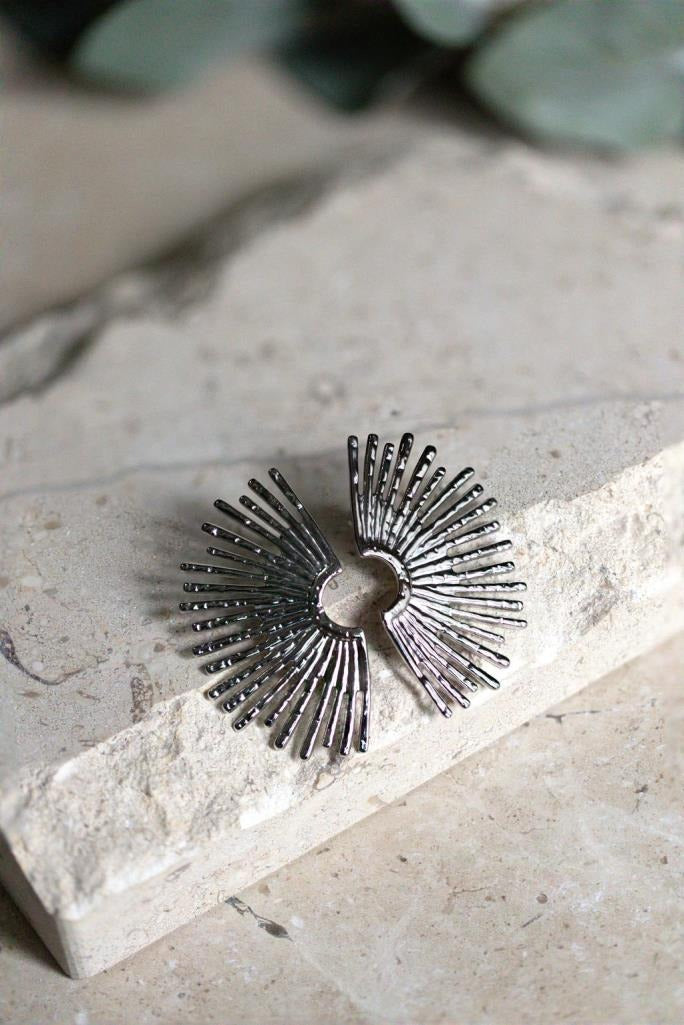 Sunray Earring in Silver